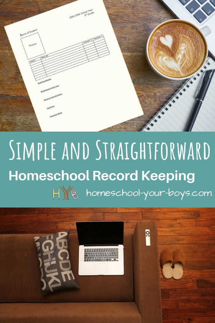 Simple and Straightforward Homeschool Record Keeping