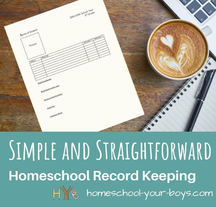 Simple and Straightforward Homeschool Record Keeping