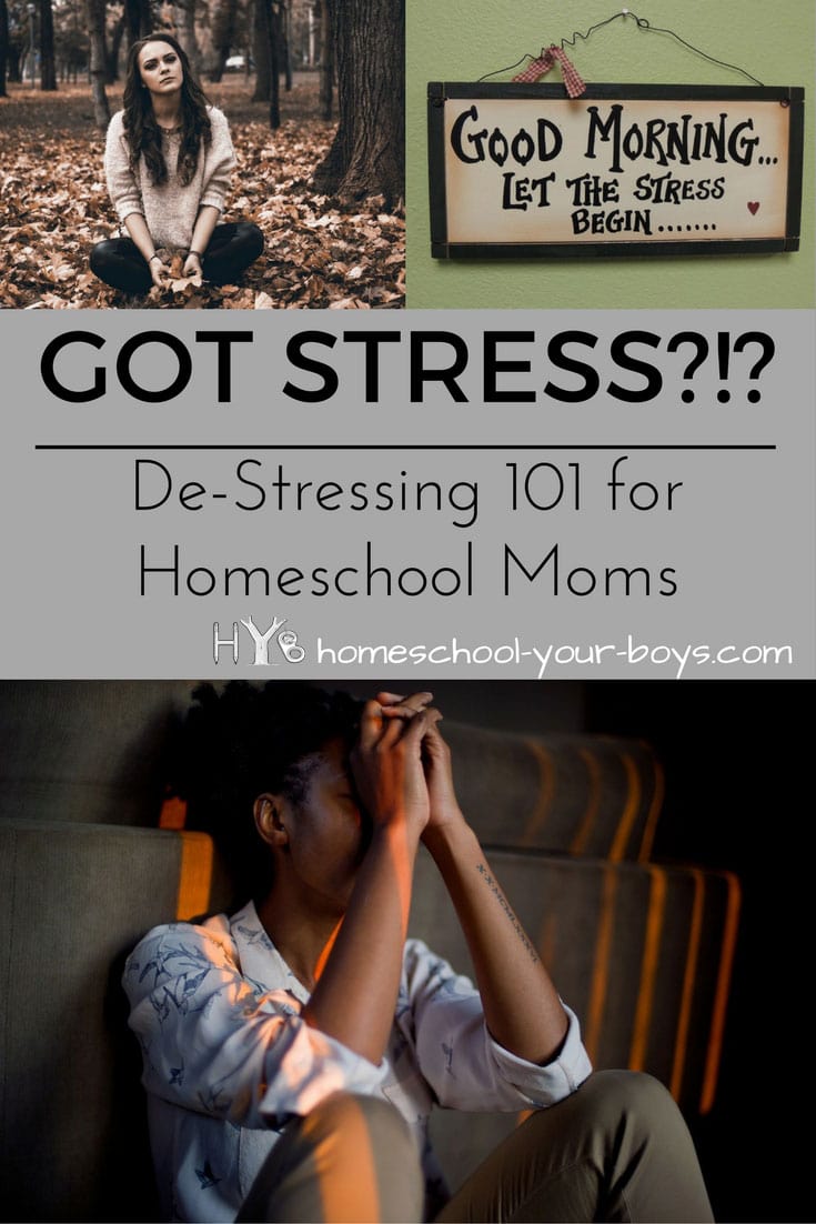 De-Stressing 101 for Homeschool Moms