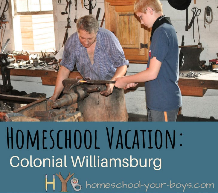 Homeschool Vacation Colonial Williamsburg