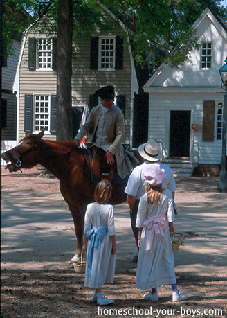 Homeschool Vacation Colonial Williamsburg