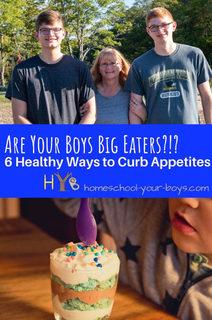 Are Your Boys Big Eaters? 6 Healthy Ways to Curb Appetites