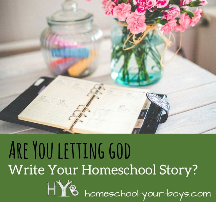 Are you letting God write your homeschool story?