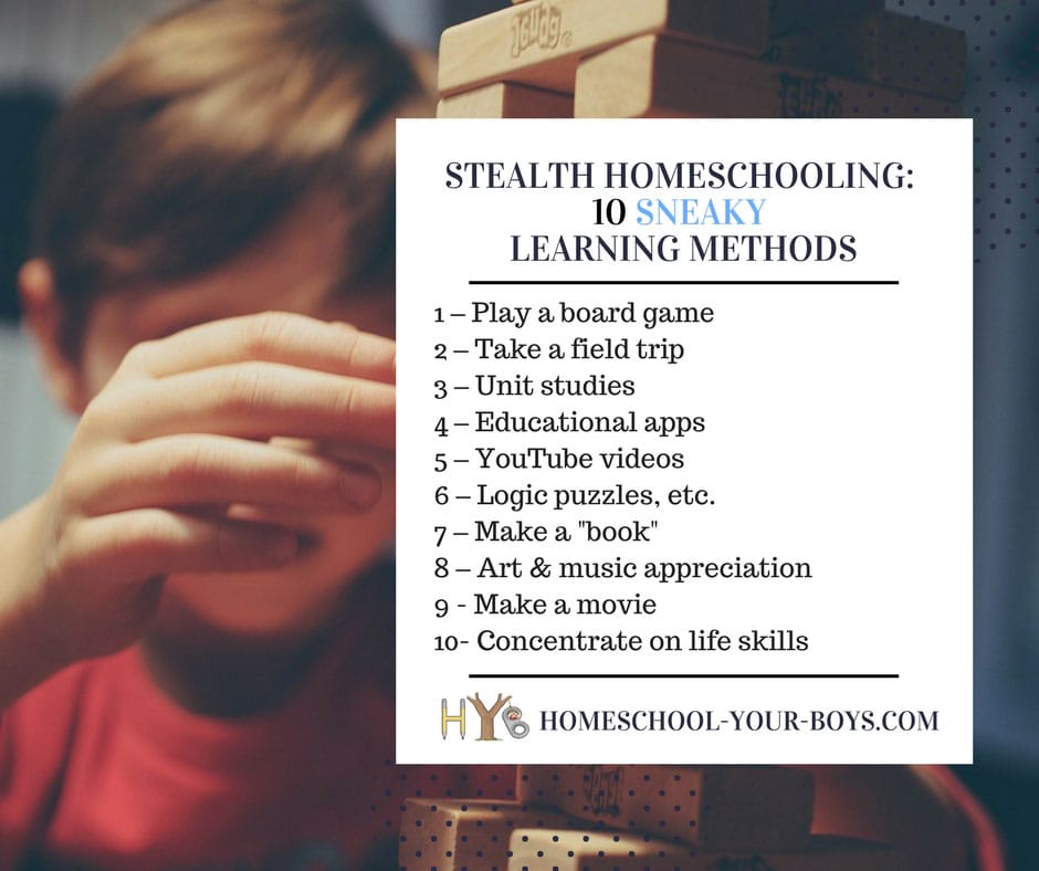 Stealth Homeschooling: 10 Sneaky Learning Methods
