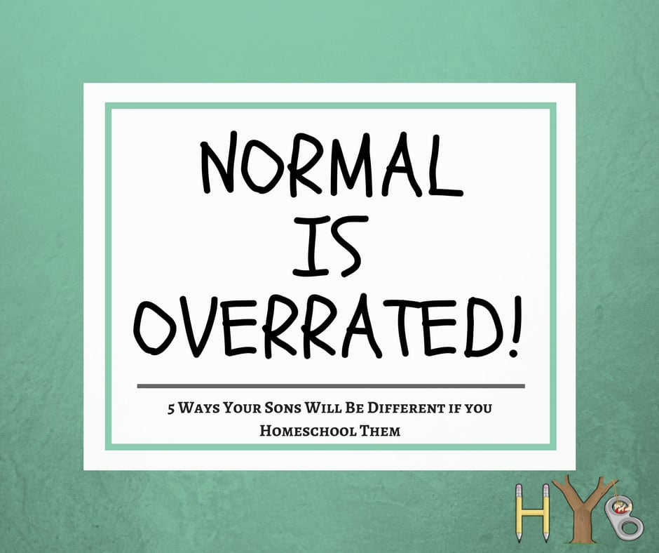 5 Ways Your Sons Will Be Different if you Homeschool Them