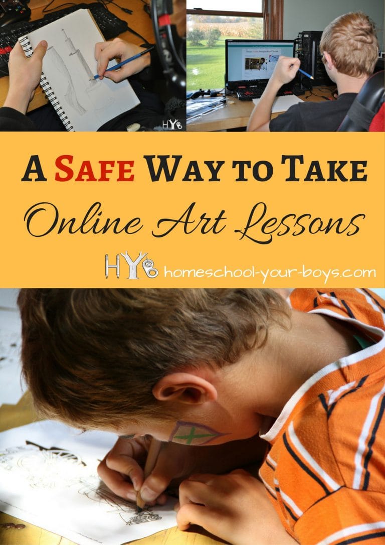 A Safe Way to Take Online Art Lessons Homeschool Your Boys