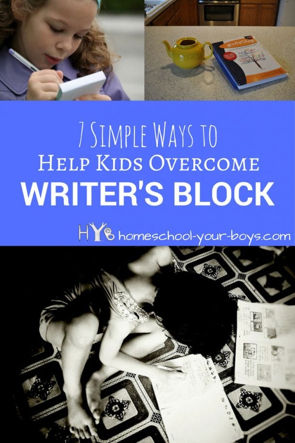 7 Simple Ways to Help Kids Overcome Writer's Block - Homeschool Your Boys