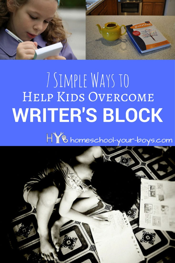 7 Simple Ways to Help Kids Overcome Writer's Block - Wondering how to help your child overcome writer's block?!? Want to learn ways to help ease kids into writing and make the process fun? It's possible!