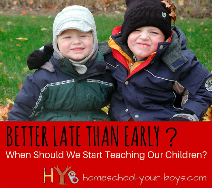 Better Late Than Early? – When Should We Start Teaching Our Children ...