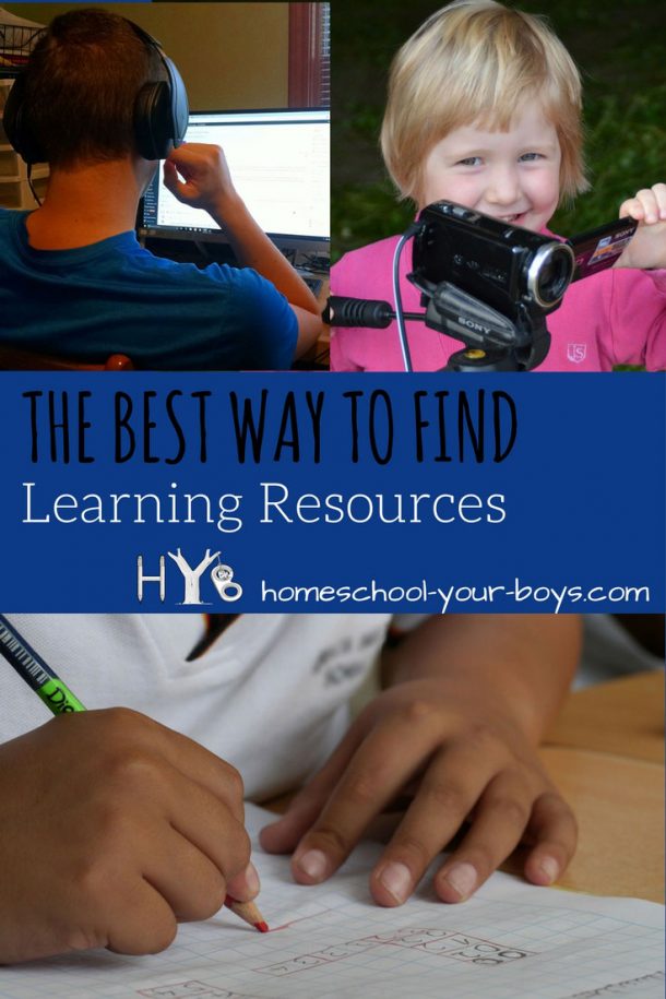 The Best Way to Find Learning Resources - Homeschool Your Boys