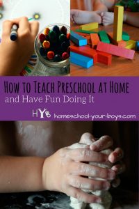 How to Teach Preschool at Home and Have Fun Doing It