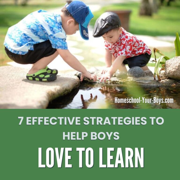 7 Engaging Strategies to Help Boys Love to Learn - Homeschool Your Boys