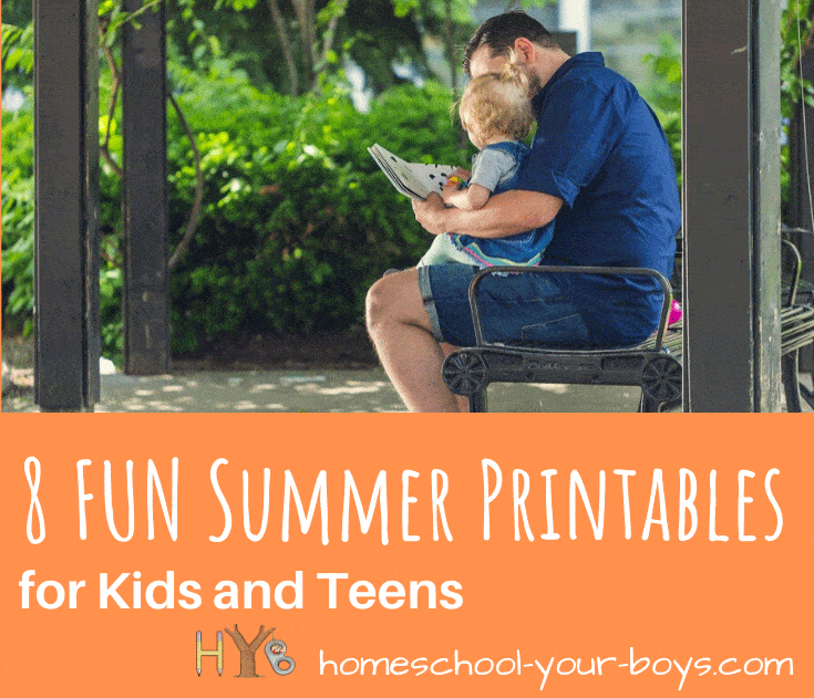 8 fun summer printables for kids and teens